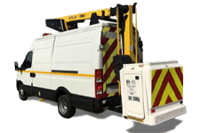 Van Rental Liverpool - 12.5M Cherry Picker 3.5T - Van hire Liverpool